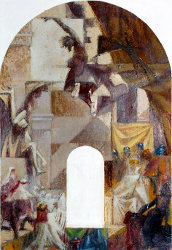 Boceto Mural iglesia Padres Carmelitas